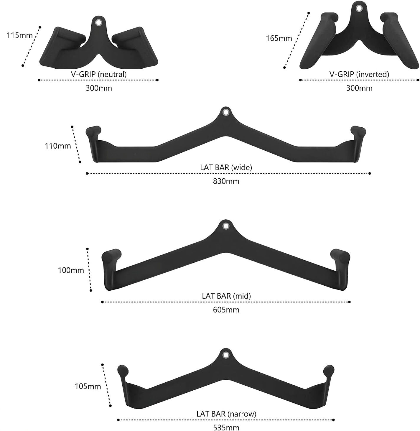 LAT PULL-DOWN ATTACHMENT SET